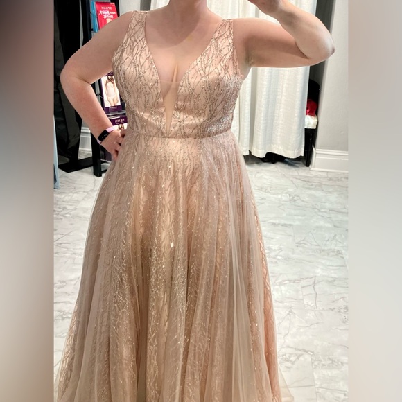 gold jacket dress Eloquii Black/Gold Sequin Colorblock Mini Dress- Size 14 (sold out onl –  The Saved Collection main image 1